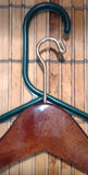 Set of 4 Wooden Suit Hangers with Small Hanger Hook
