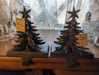Set of 2 Park Designs Christmas Tree Mantel/Shelf Hooks