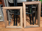 Set of 2 Matching Wood Frames 8x10 & 7x12