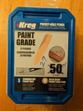 Kreg Pocket-Hole Plugs Paint Grade 27count