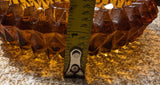 Replacement Base for : Vintage Indiana Glass Amber Diamond Point 2 Piece Taper Candle Holder