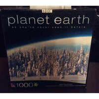 Planet Earth - Boreal Forest In Snow - 1000 Piece Puzzle - Sealed