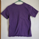 Kids Size 7/8 Purple Level Up T-shirt Shirt - Place (#187)