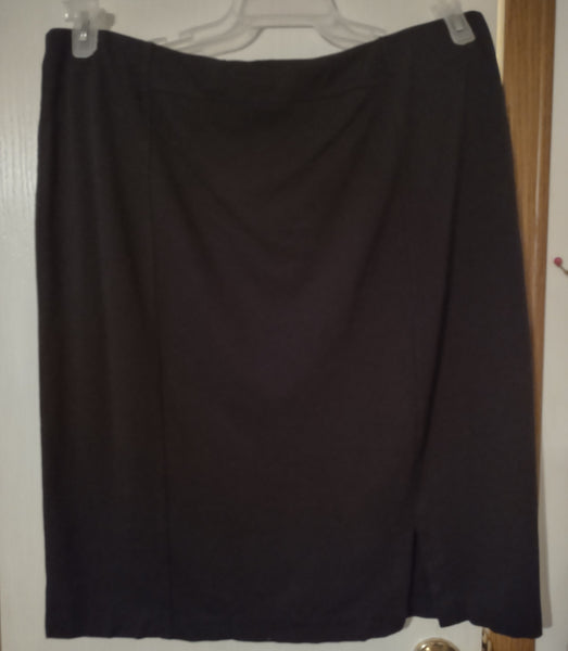 Sz 22/24W Black Cato Skirt (#197)