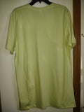Sz L Green Butterfly & Cat Short Sleeve Shirt (#4)