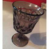 Brown Goblet Style Glass ~ Stemware