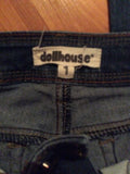 #083 Sz 1 (26x27) Skinny Capri Jeans - Dollhouse