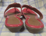 Jaclyn Smith Women's Size 8.5M Red Sandals