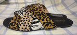 Qupid Sz 6 Women's Multi Animal Print Sandals
