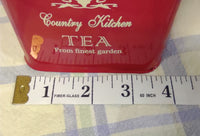 Red Quality Country Kitchen Tea From Finest Garden Tin