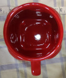 Red Ceramic Chicken Mug