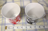 Set of 2 Red & Black Pimms Fine China Cups