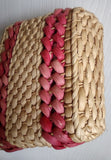 Small Wood Style Woven Hand Basket