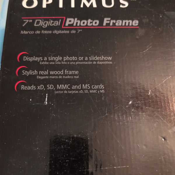 Optimus 7" Digital Photo Frame - New with box