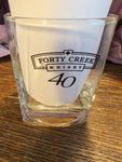 Set of 2 Forty Creek Whisky 40 glasses