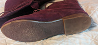 Purple Size 9 Leather Style Boots