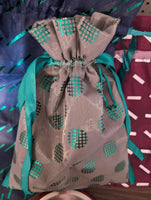 5 Fabric Drawstring Gift Bags - 2 Sizes
