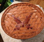 Wooden Woven Butterfly Basket