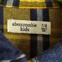 #186  Size 7/8 Button-Up Flannel Shirt - Ambercrombie Kids