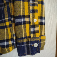 #186  Size 7/8 Button-Up Flannel Shirt - Ambercrombie Kids