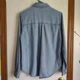 #184 Sz M Long Sleeve Jean Shirt - Aeropostale