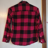 #185 Size 7/8 Button-Up Flannel Shirt - Ambercrombie Kids