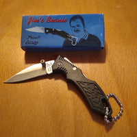 NIB Jim Beanie Keychain Pocket Knife - 15-233B - Frost Cutlery