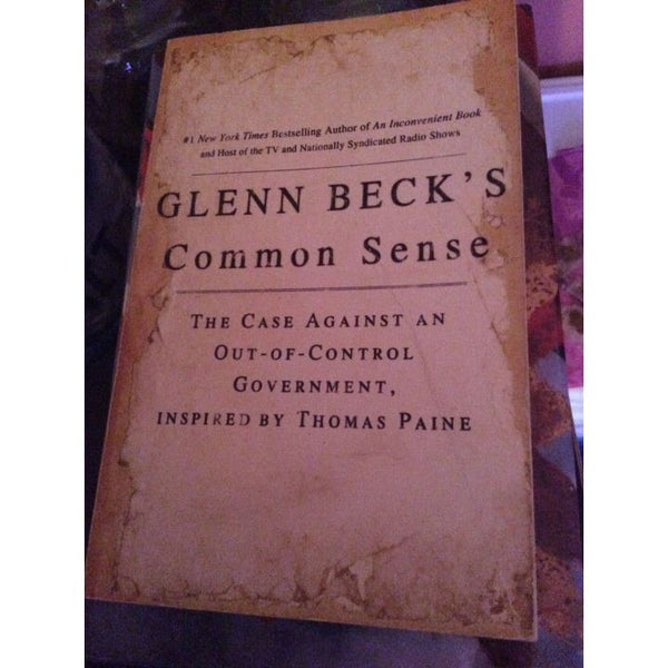Common Sense ~ Glenn Beck ~ Softcover