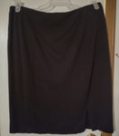 #197 Sz 22/24W Black Cato Skirt