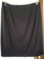 #197 Sz 22/24W Black Cato Skirt
