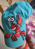 #203 Kid Tees Crab Blue Ball Cap