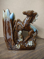 Vintage Ceramic Horse Vase