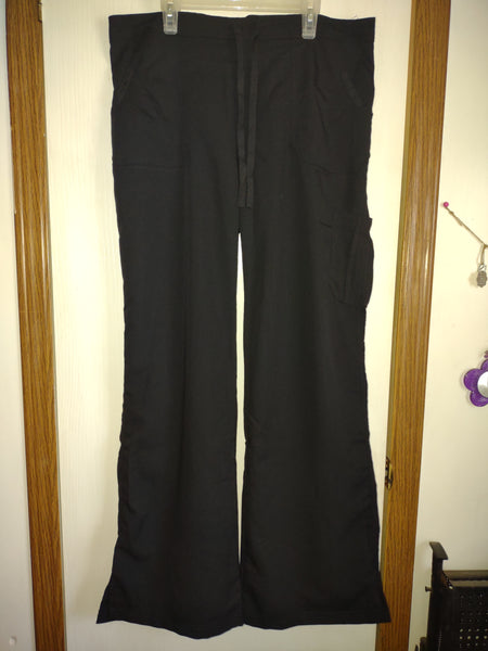 Size Large Black Ultra Soft Scrub Pants - 34x31 - Like New