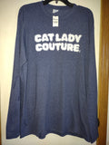 Sz L Cat Lady Couture Long Sleeve - New with Tag