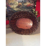 Oval Wooden Weave Basket