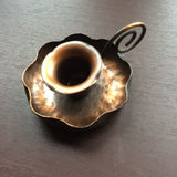 Small Copper Candlestick Holder