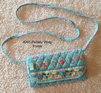 #093 Small Paisley Wrap Purse Wallet - MaggiB
